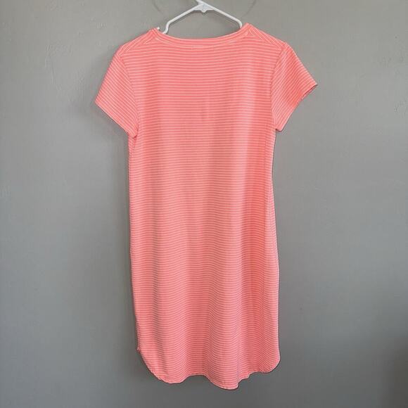 Fresh Produce Pink Striped Short Sleeve Dress Woman’s Size XS Style 22691 - Picture 4 of 7